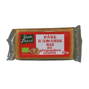 PATE D'AMANDE BIO AU GINGEMBRE