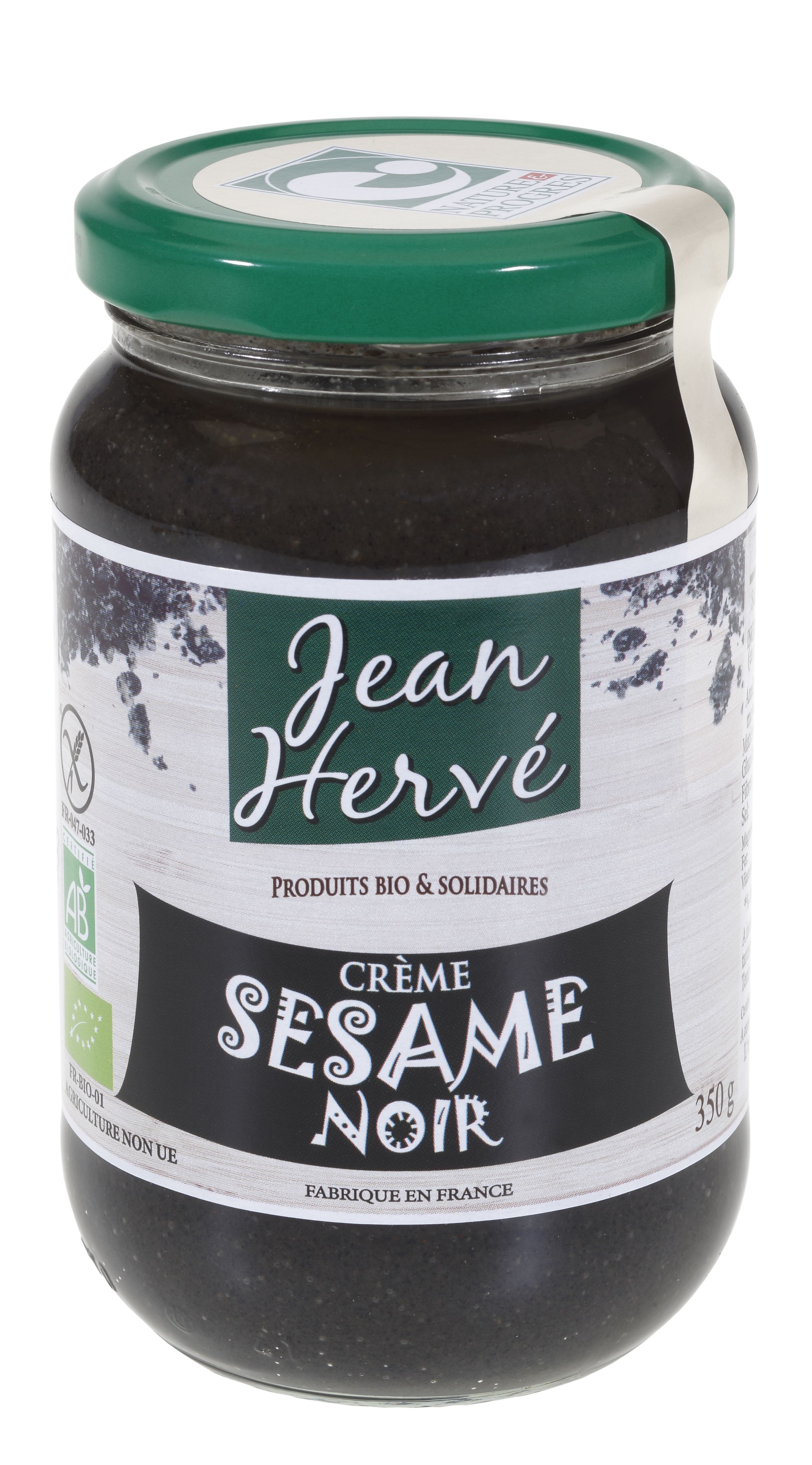 Crème de sésame noir bio - Jean Hervé