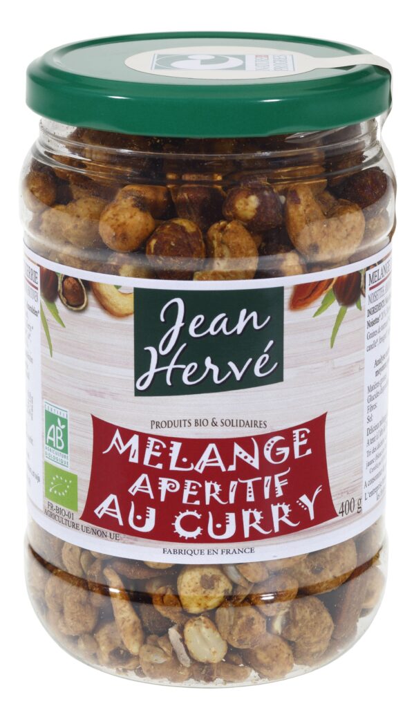 Mélange apéritif Bio au shoyou et curry
