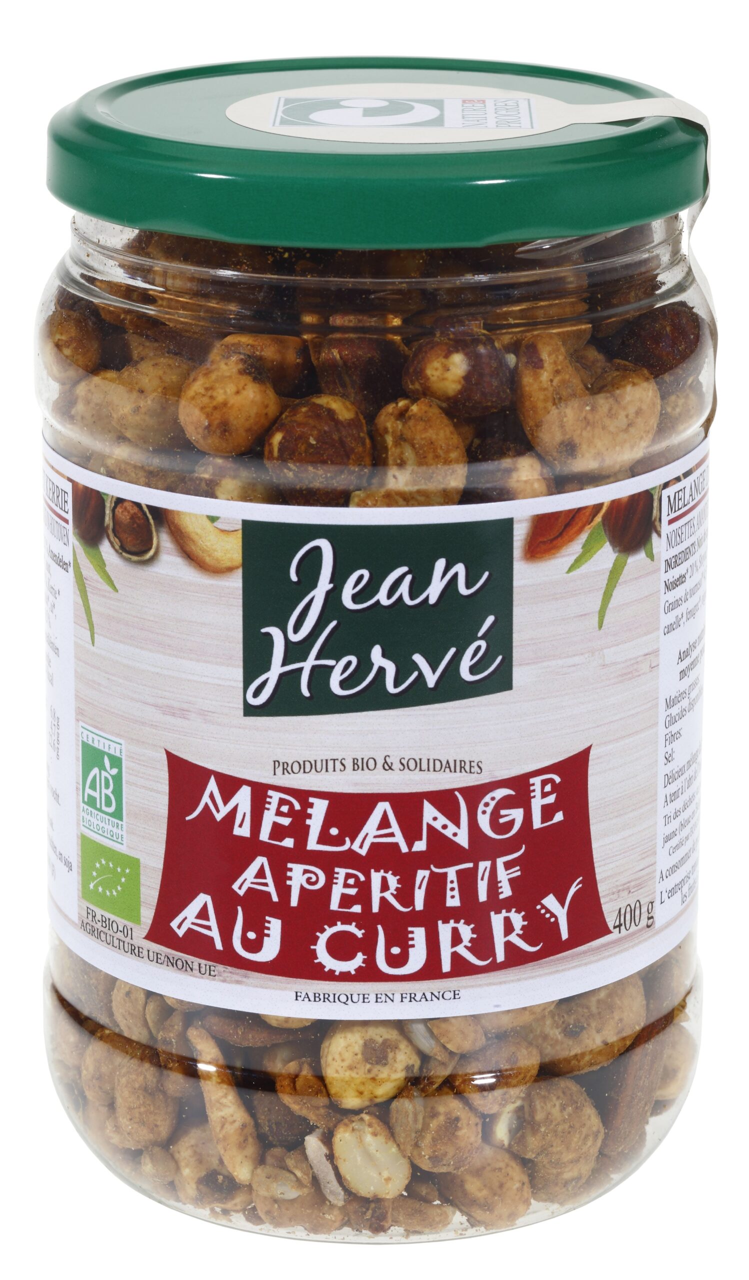 Mélange apéritif Bio au shoyou et curry