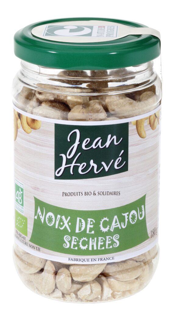 Noix de cajou séchées bio et équitable