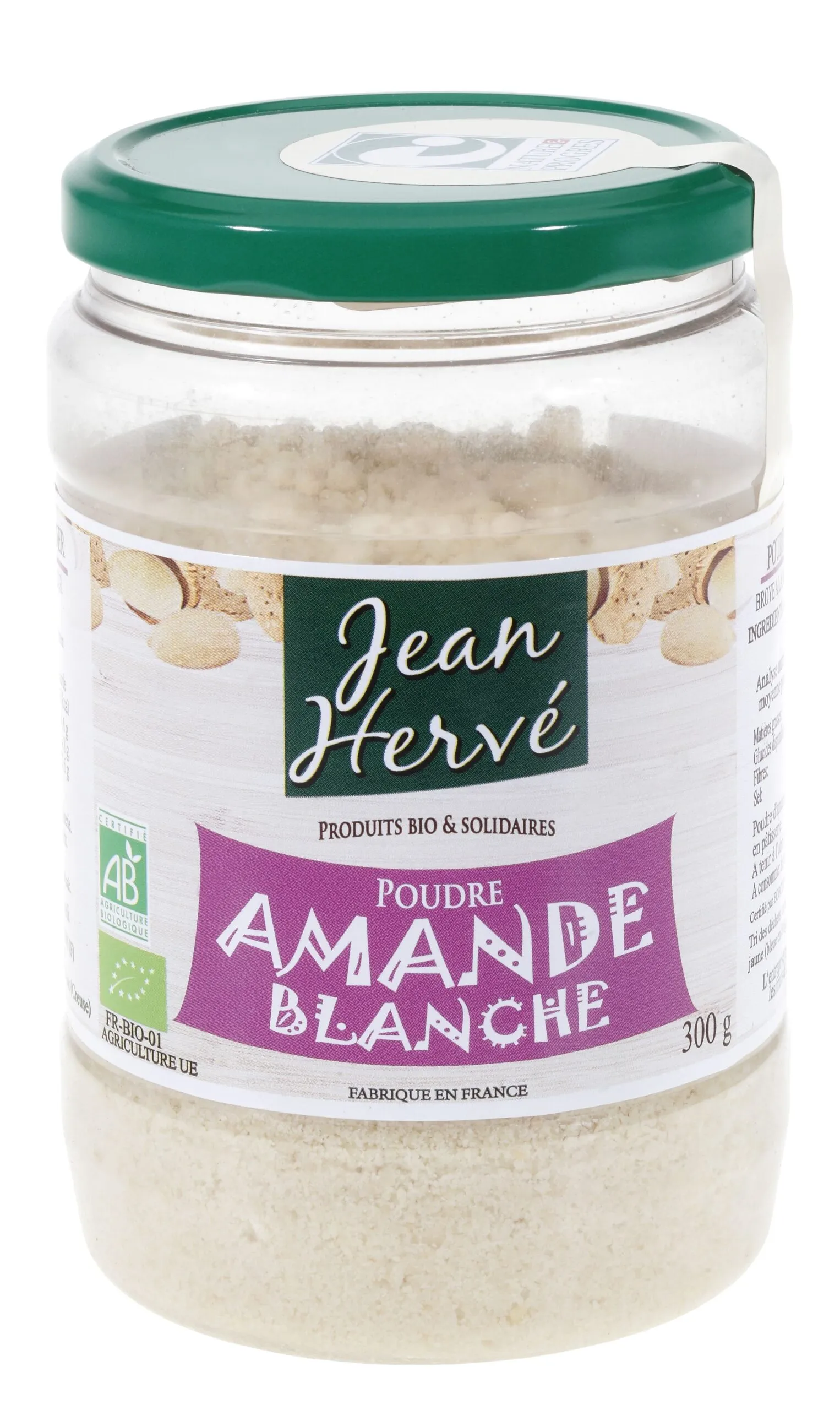 Poudre d'amande blanche Bio