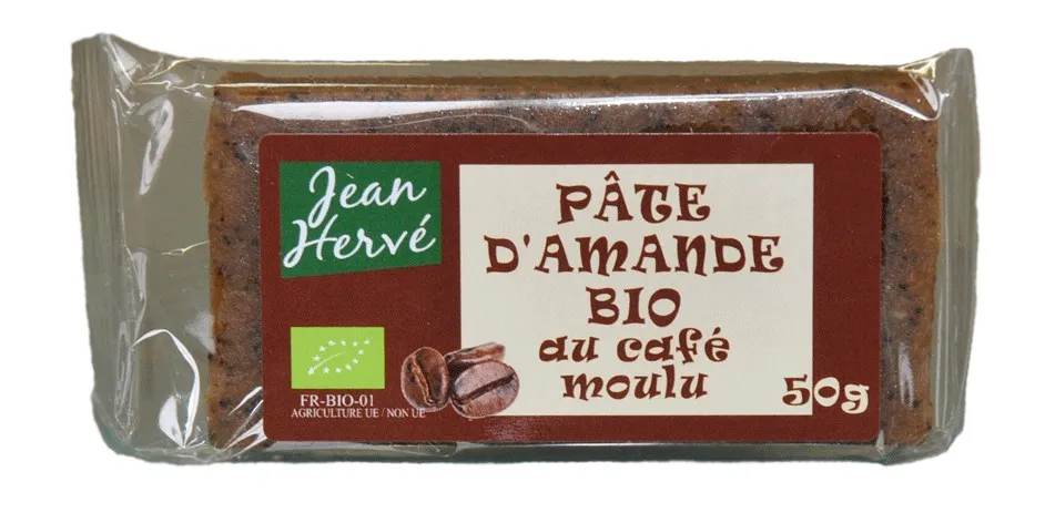 Pâte d'amande Bio au Café - promotion