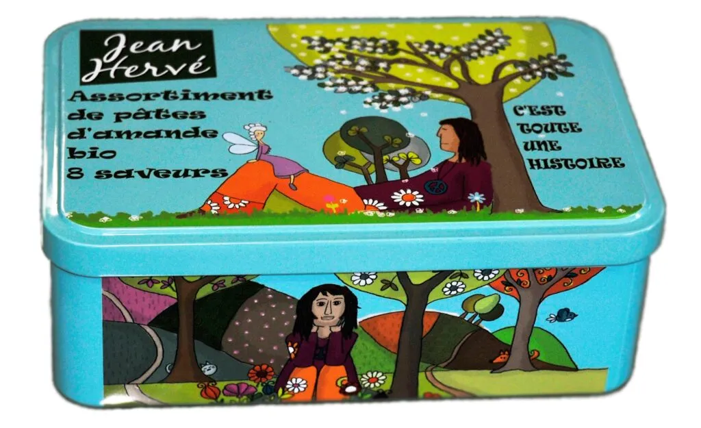 Boite collection assortiment pates d&rsquo;amande Bio