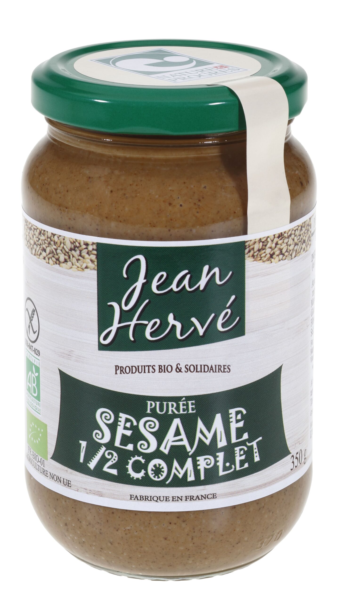 Purée de sésame 1/2 complet Bio – Image 2