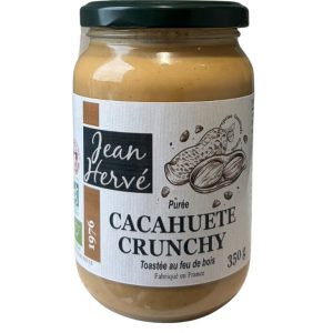 Purée de cacahuète crunchy bio et équitable